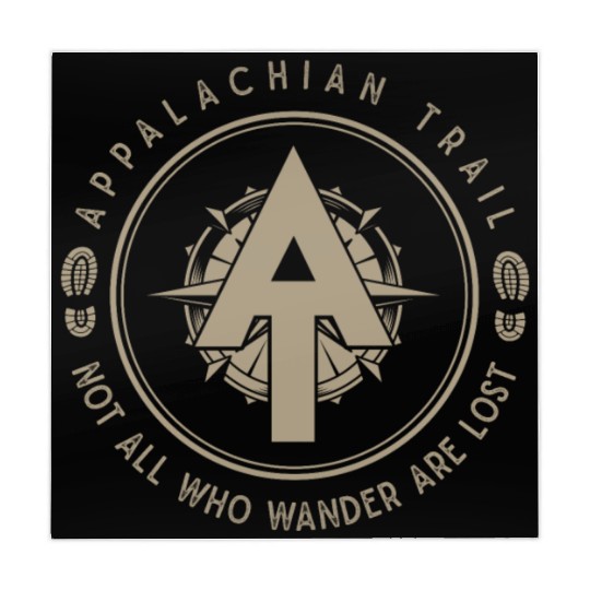 Appalachian Trail Logo Hiking Wander in the US Mahjong Mats
