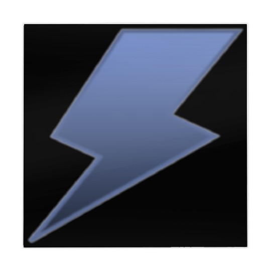 lightning bolt blue Mahjong Mats