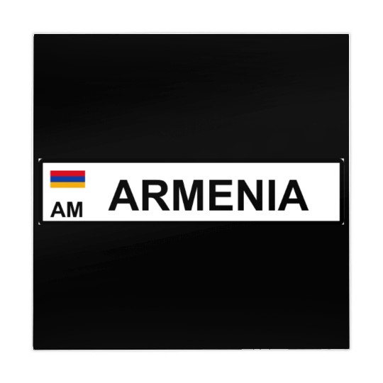 Realistic Armenia License Plate Sticker Mahjong Mats