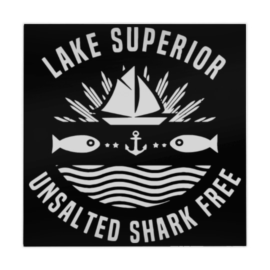 Lake Superior Unsalted Shark Free Great Lakes Fish Mahjong Mats