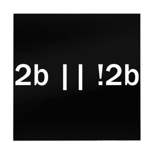 2b || !2b Funny Programmer Developers Computer Mahjong Mats