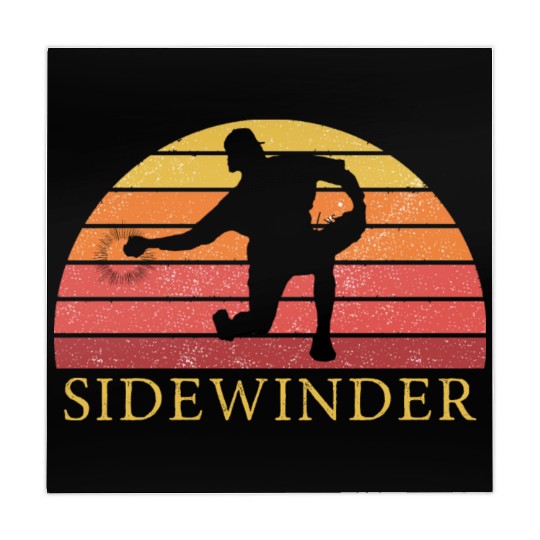 Sidewinder Sidearm Baseball Pitcher Retro Vintage Mahjong Mats