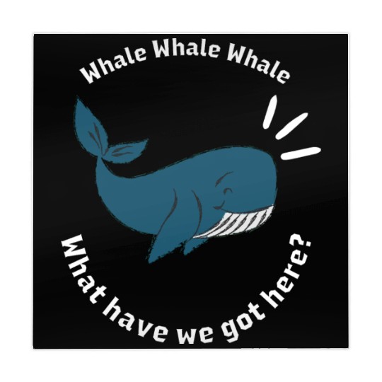 Whale funny whale Mahjong Mats
