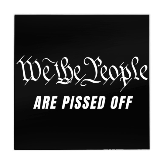 We The People Are Pissed Off Fight For Democracy Mahjong Mats