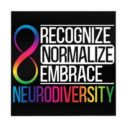 Recognize Normalize Embrace Neurodiversity Autism Mahjong Mats