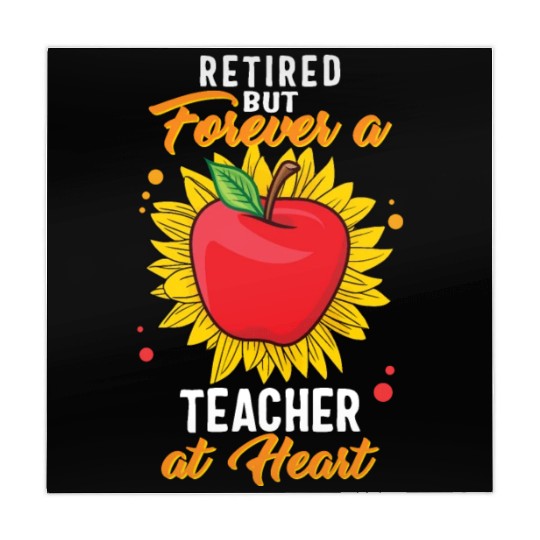 Retired Teacher Mahjong Mats, Retired But Forever A