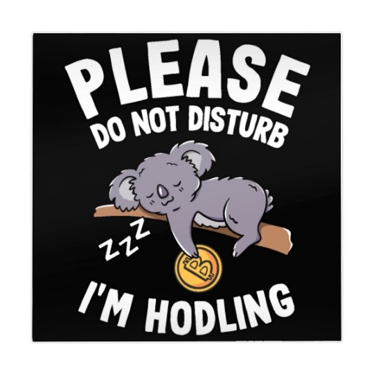 Please Do Not Disturb Funny Bitcoin Koala Hodl BTC Mahjong Mats