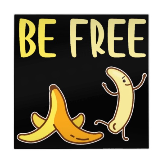 Be Free Funny Naked Cute Banana Fruit Mahjong Mats