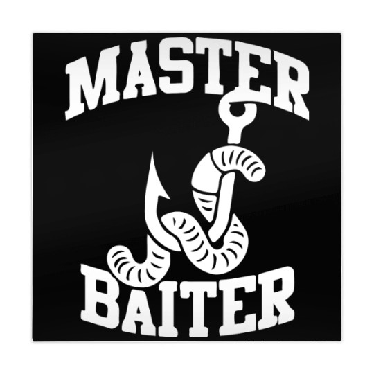 master baiter- fishing gift Mahjong Mats