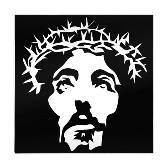 Jesus crown of thorns stencil Mahjong Mats