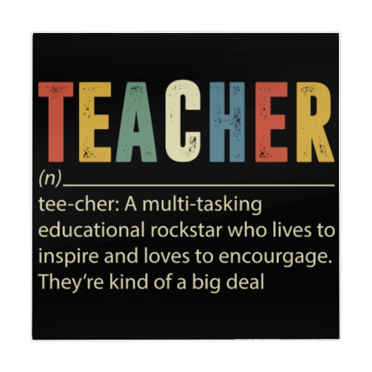 Teacher Multi tasking Educational Rockstar Mahjong Mats