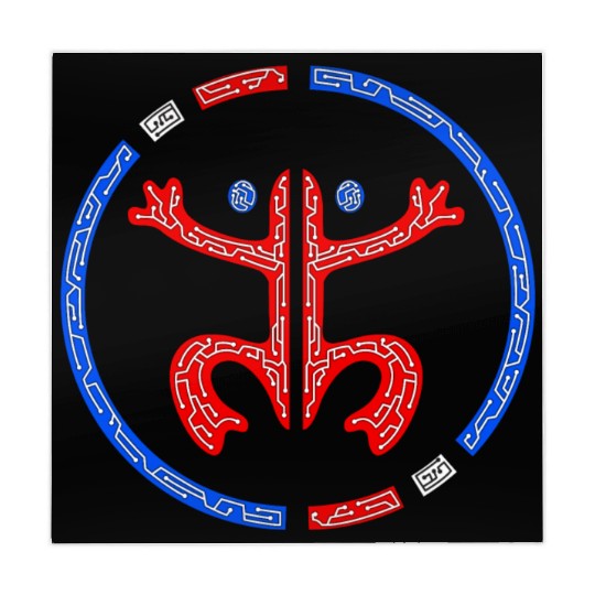 Puerto Rico Coqui Frog Taino Boricua Tech Style Mahjong Mats