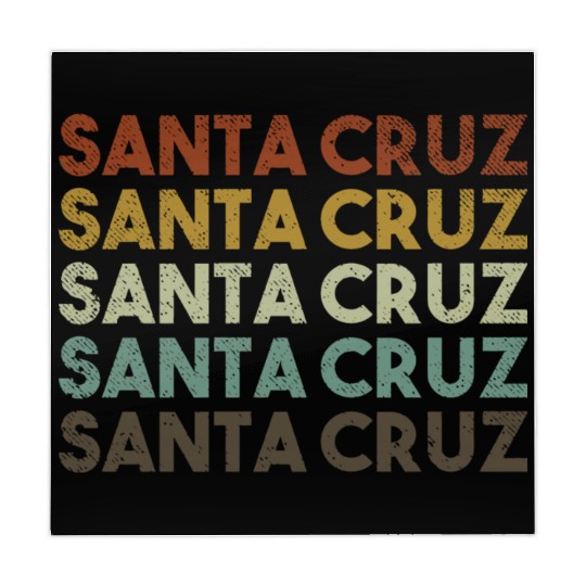 Retro Santa Cruz California Mahjong Mats