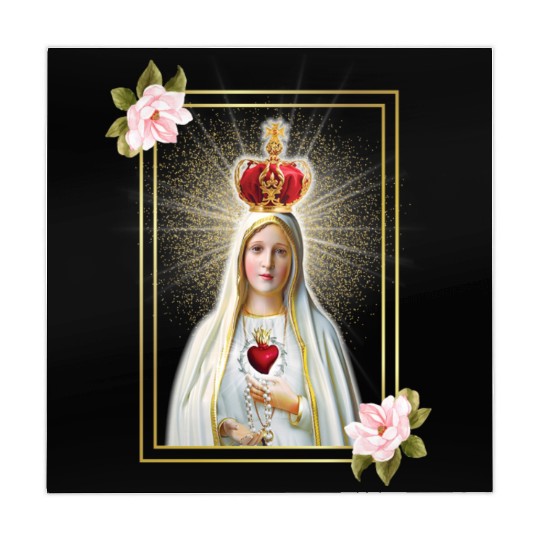 Immaculate Heart of Our Lady of Fatima Virgen Mary Mahjong Mats