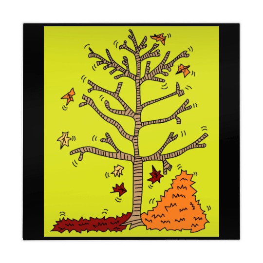 Autumn Colorful Leaves Nature Season Mahjong Mats