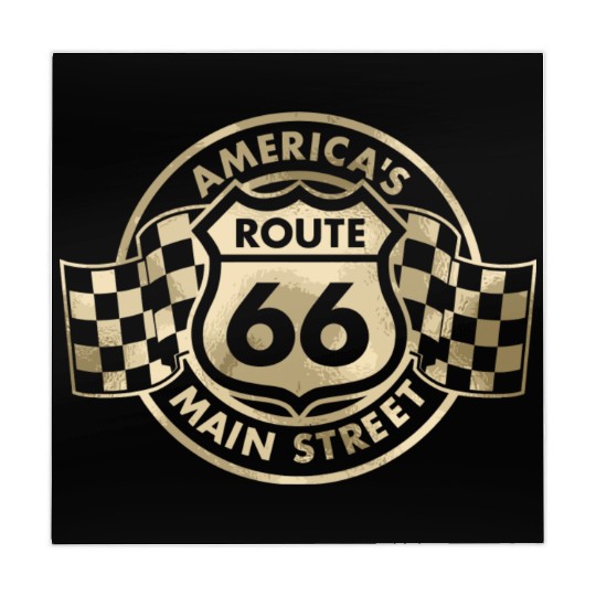 Route 66 America'S Main Street Glam Mahjong Mats