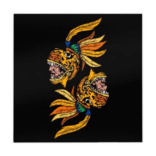 Aztec Warior Jaguar Maya Inca Culture Mahjong Mats