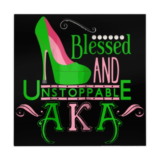 Womens AKA inspired Blessed AKA AKA sorority Alpha Mahjong Mats