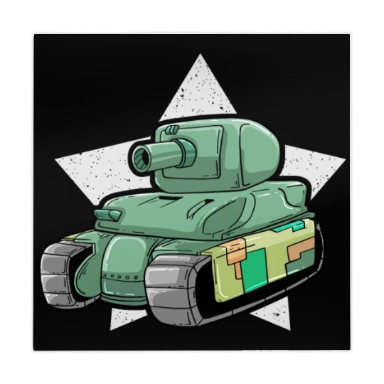 Sherman M4A1 WWII Army Tank History Vintage Mahjong Mats