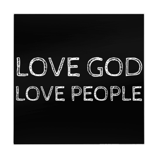 Love God Love People Christian T Mahjong Mats