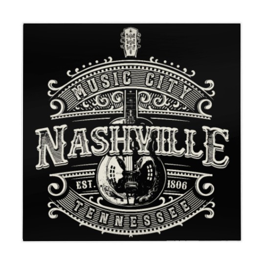 Music City Nashville Guitar Mahjong Mats