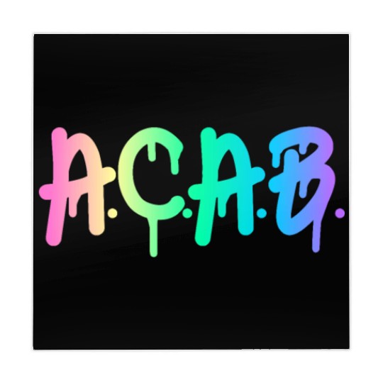 ACAB Rainbow Drip Mahjong Mats