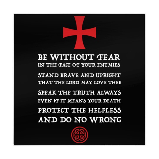 Crusader Knight Knights Templar Code Holy Cross Mahjong Mats