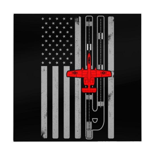 A-10 Warthog American Flag Runway A10 Thunderbird Mahjong Mats