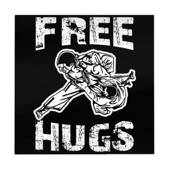 Funny Free Hugs Jiu Jitsu BJJ Choke MMA Gear Mahjong Mats