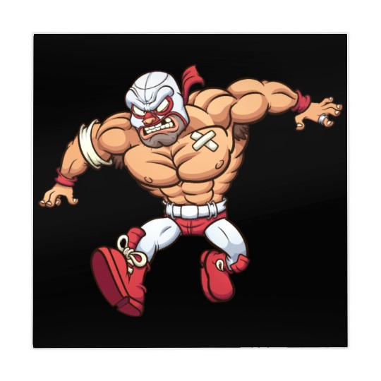 Mexican wrestler Mahjong Mats