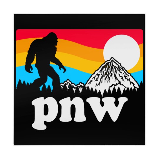 PNW Pacific Northwest Bigfoot Mahjong Mats