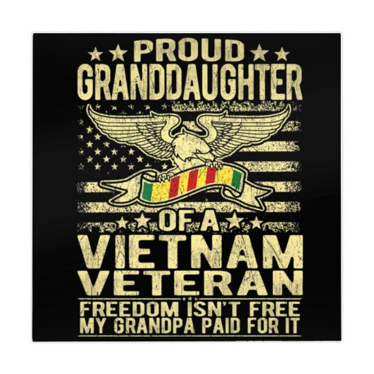 Veteran Gift-Granddaughter Of Vietnam Veteran Us F Mahjong Mats