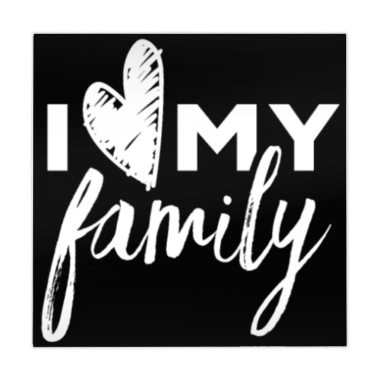 I Love My Family Families Reunion Party Parents Mahjong Mats