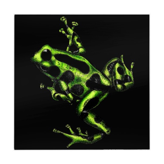 Green poison dart frog Mahjong Mats