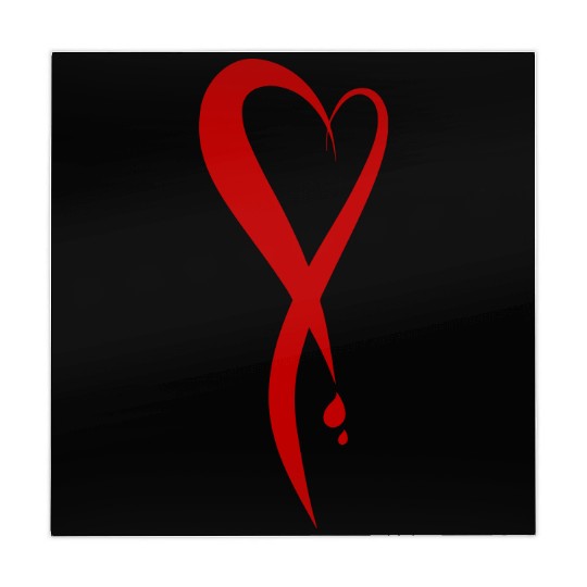 Heart bleeding, hand drawn Mahjong Mats