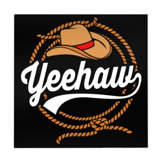 Yeehaw Cowboy Western For Men Bull Riding Rodeo Mahjong Mats