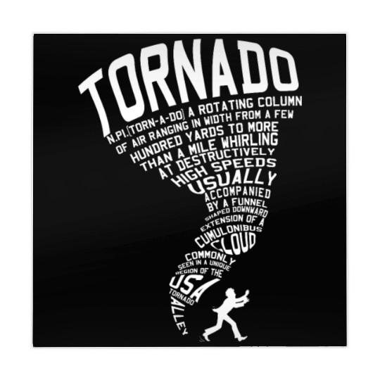 Tornado Storm Chaser Hurricane Wind Weather Gift Mahjong Mats