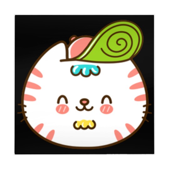 Kawaii Cat Head Smiling Mahjong Mats