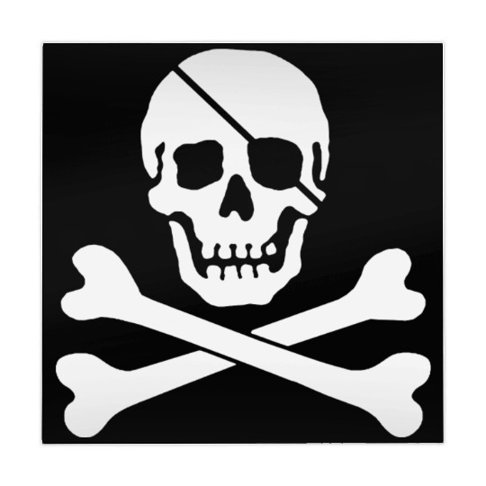 Jolly Roger Pirate Flag Skull and Crossbones Mahjong Mats