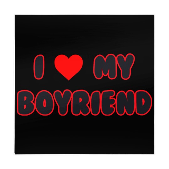 i love my boyfriend Mahjong Mats