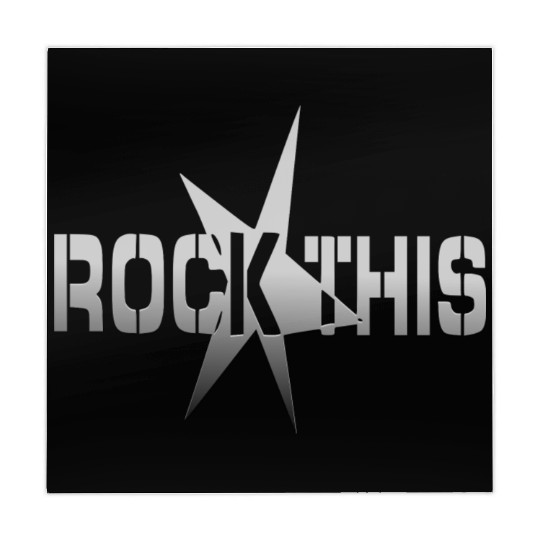 rockthis square silver Mahjong Mats