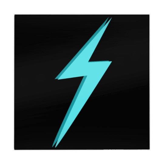 Lightning Bolt Blue Mahjong Mats