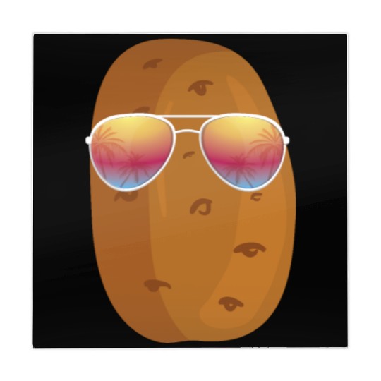 Potato With Sunglasses Mahjong Mats