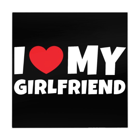 I Love My Girlfriend I heart my girlfriend Mahjong Mats