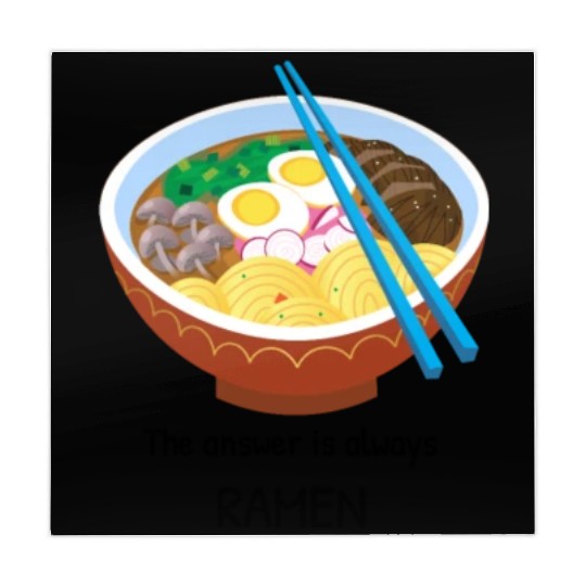 The answer is always RAMEN Japan Noodles Stickers Mahjong Mats