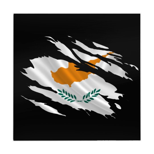 Cyprus Ripped Flag Mahjong Mats