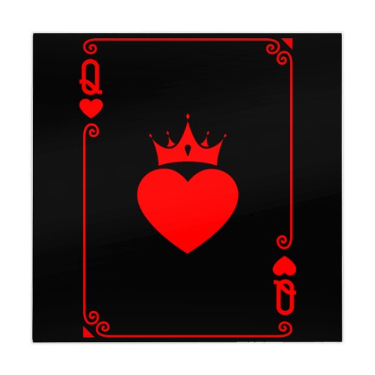 Queen of Heart King Queen Couple Halloween Costume Mahjong Mats