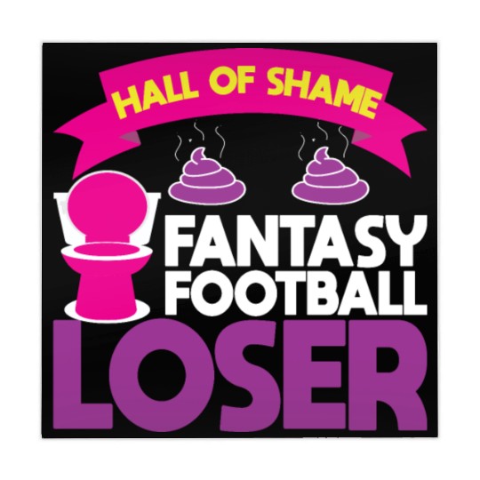 Fantasy Football Loser Poop Funny Mahjong Mats