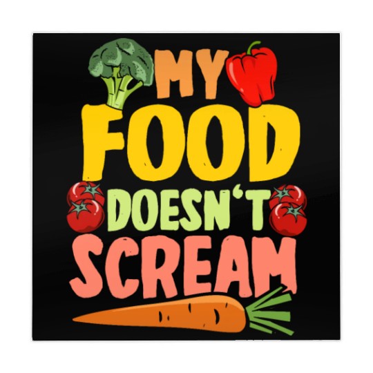 Vegan Vegetarier My Food Doesn't Scream Mahjong Mats