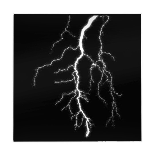 Thunder Storm Design Lightning Bolt Mahjong Mats